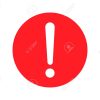 146796658-señal-de-advertencia-redonda-en-diseño-plano-rojo-alerta-de-error-con-signo-de-exclamación-blanco